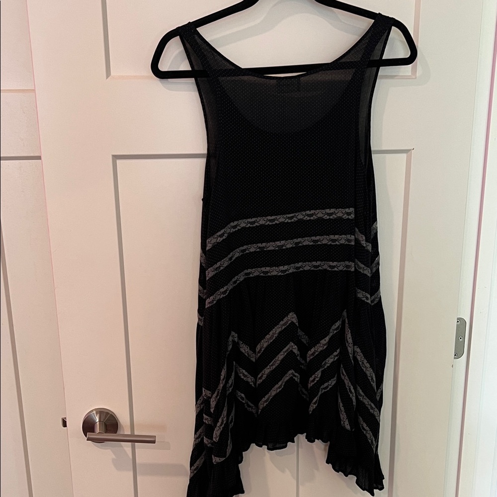 Free People Black and Gray Dress/Tunic - Picture 4 of 5